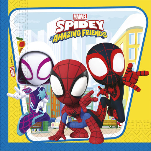 Servetten Spidey 33 × 33 cm – 20 Stuks