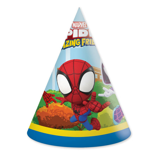 Feesthoedjes Spidey – 6 Stuks