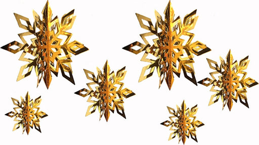 Sneeuwvlok Hangdecoratie Goud