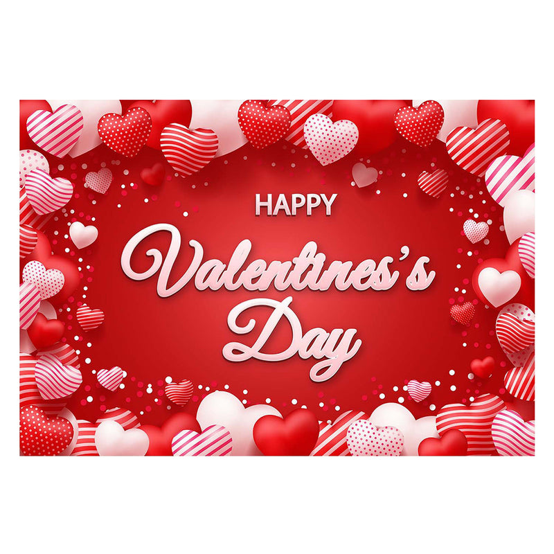 Valentijn Backdrop Happy Valentine's Day