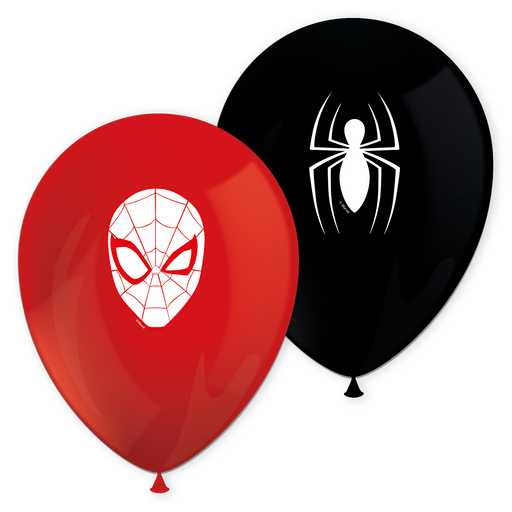 Latex Ballonnen Spider-Man 28 cm – 8 Stuks