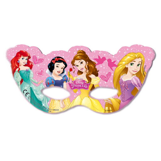 Feestmaskers Disney Prinsessen – 6 Stuks