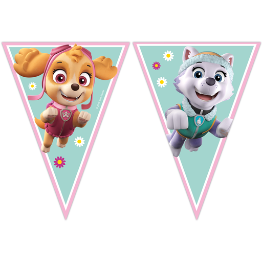 Vlaggenlijn PAW Patrol Skye & Everest 9 Vlaggen