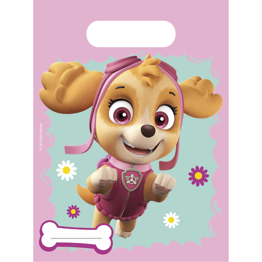 Plastic Uitdeelzakjes PAW Patrol Skye & Everest – 6 Stuks
