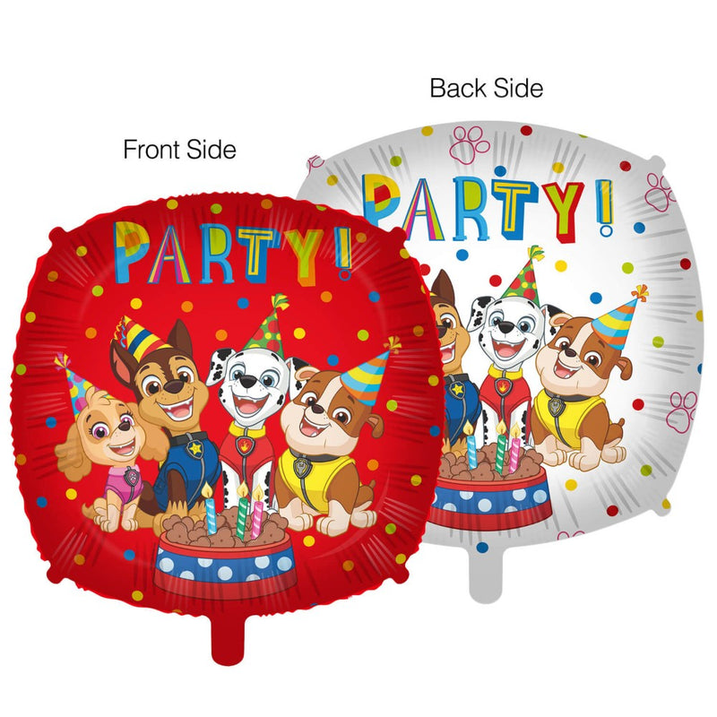 Folieballon PAW Patrol Rescue Heroes Vierkant Dubbelzijdig 46 cm
