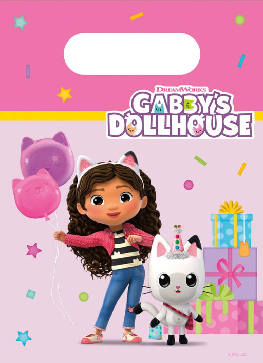 Papieren Uitdeelzakjes Gabby's Poppenhuis – 4 Stuks