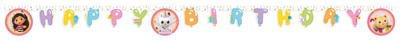 Letterslinger Gabby's Poppenhuis Happy Birthday
