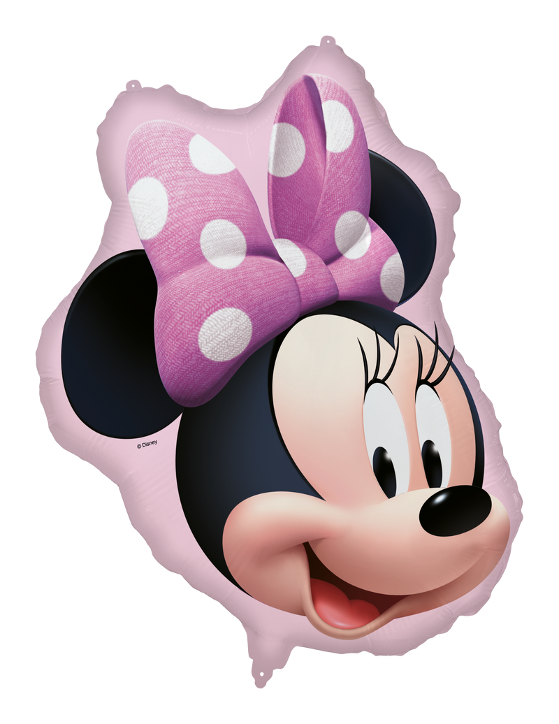 Folieballon Minnie Mouse Hoofd 77,5 × 70 cm