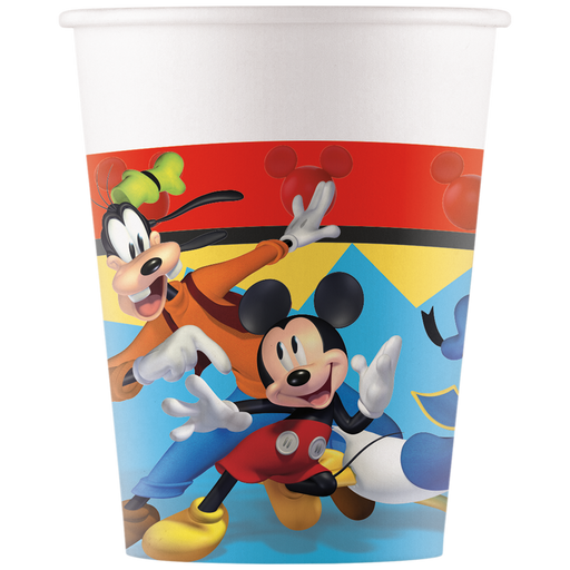 Papieren Bekers Mickey Mouse 200 ml – 8 Stuks