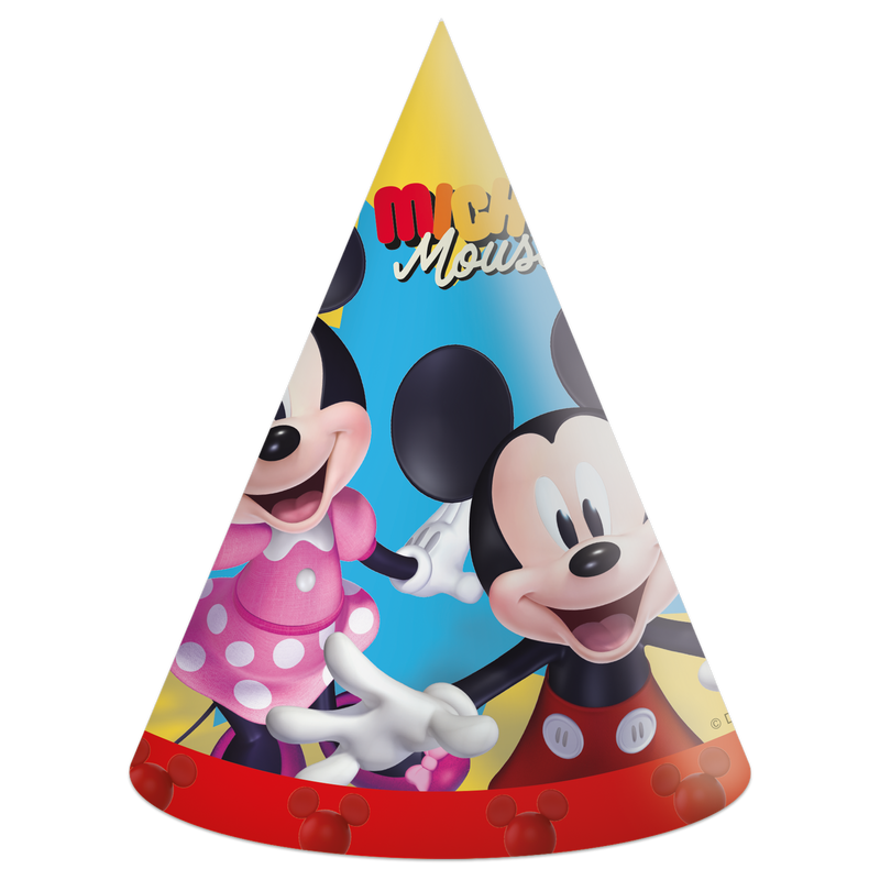 Feesthoedjes Mickey Mouse – 6 Stuks