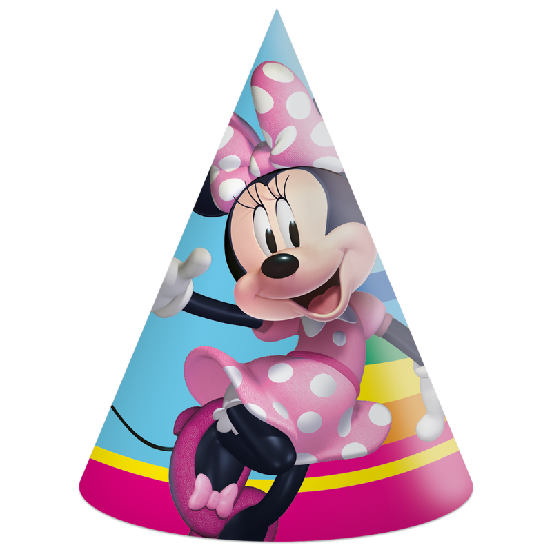 Feesthoedjes Minnie Mouse – 6 Stuks