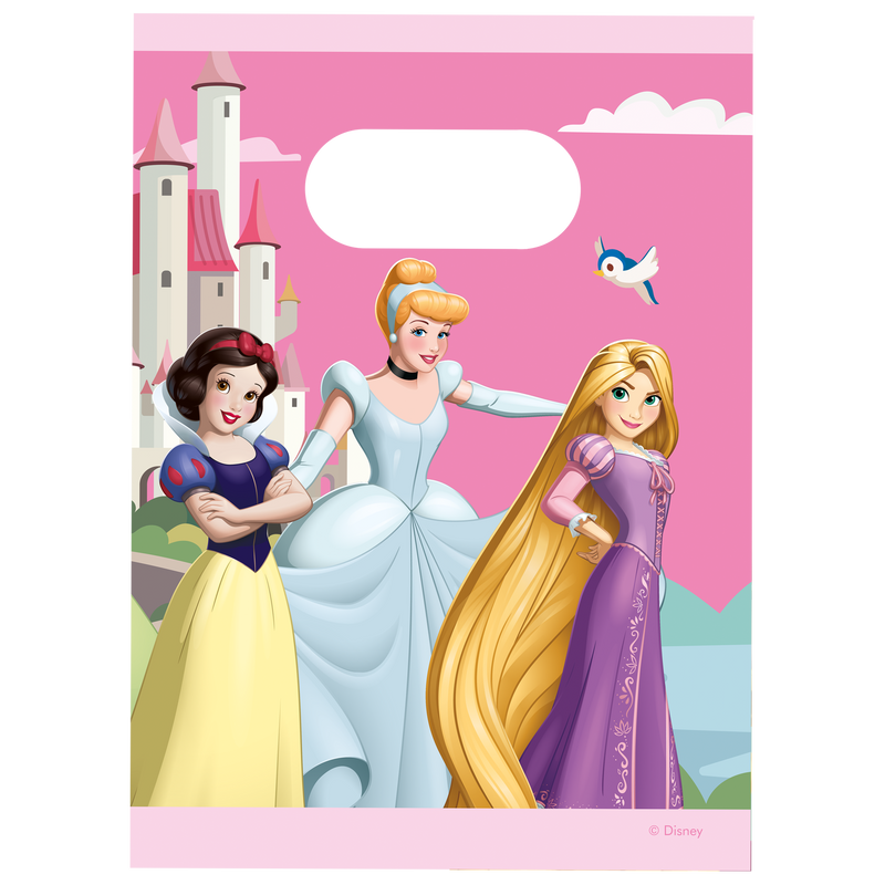 Papieren Uitdeelzakjes Disney Prinsessen – 4 Stuks