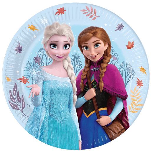 Papieren Borden Frozen 23 cm – 8 Stuks
