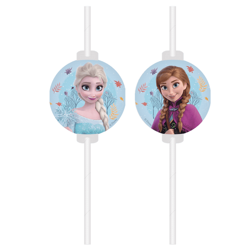 Papieren Rietjes Frozen – 4 Stuks