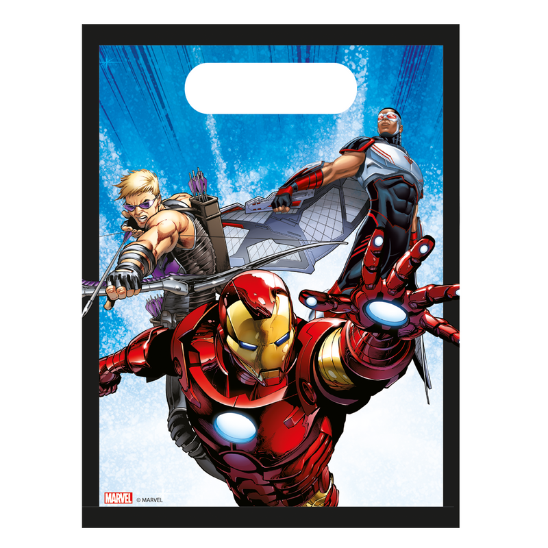 Papieren Uitdeelzakjes Avengers – 4 Stuks