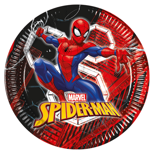Papieren Borden Spider-Man 23 cm – 8 Stuks