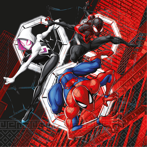 Servetten Spider-Man 33 × 33 cm – 20 Stuks