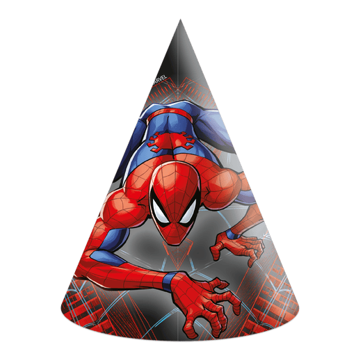 Feesthoedjes Spider-Man – 6 Stuks