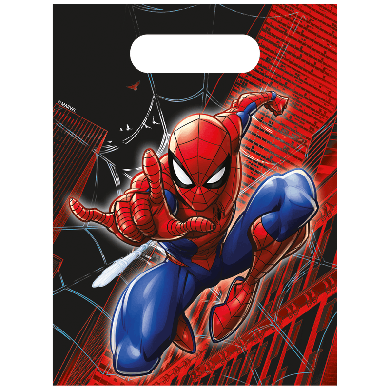 Papieren Uitdeelzakjes Spider-Man – 4 Stuks