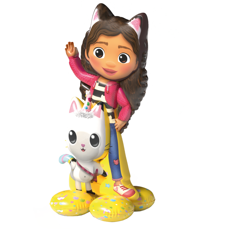 Staande 3D Folieballon Gabby's Poppenhuis 33 × 78 cm