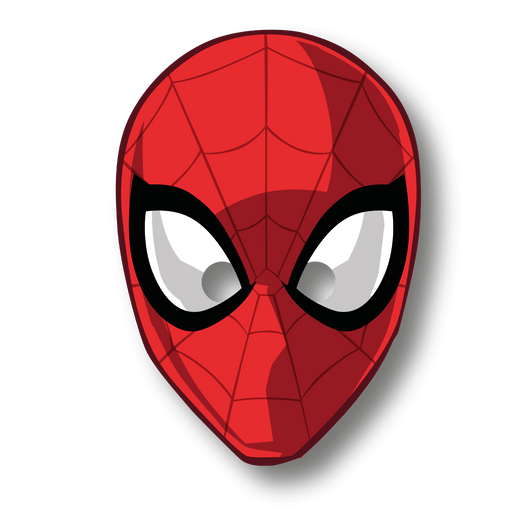 Papieren Feestmaskers Spider-Man – 6 Stuks
