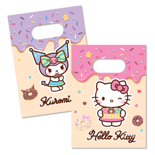 Papieren Uitdeelzakjes Hello Kitty & Kuromi – 4 Stuks