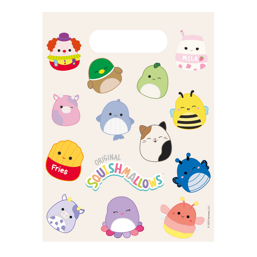 Plastic Uitdeelzakjes Squishmallows – 6 Stuks