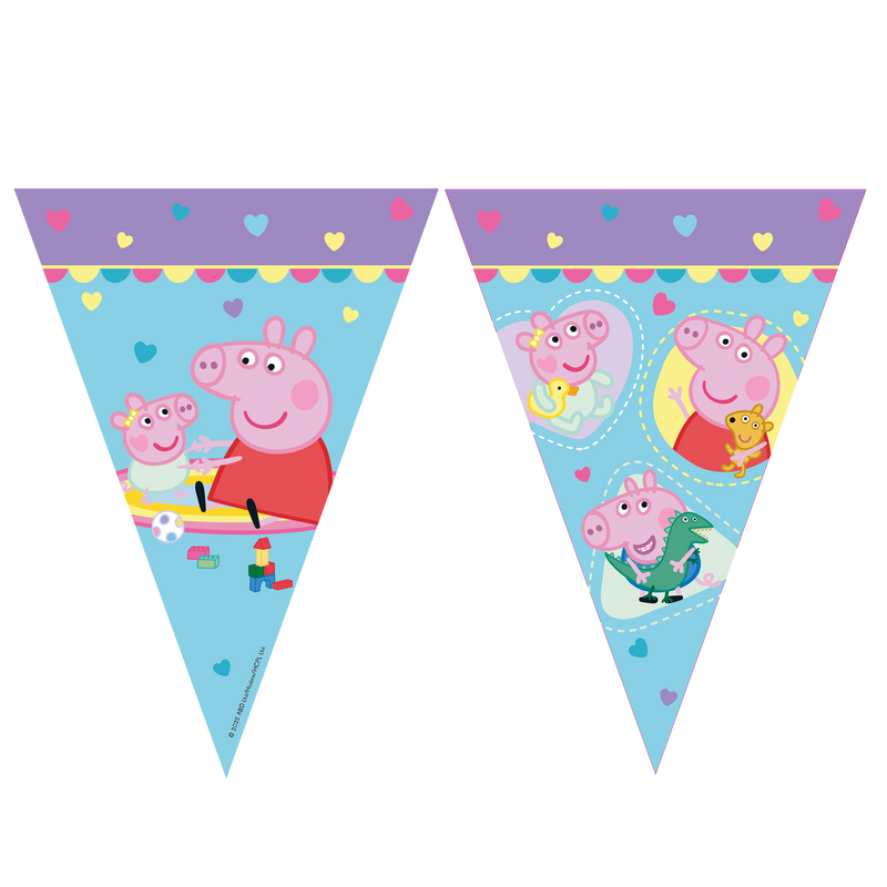 Vlaggenlijn Peppa Pig – 9 Vlaggen