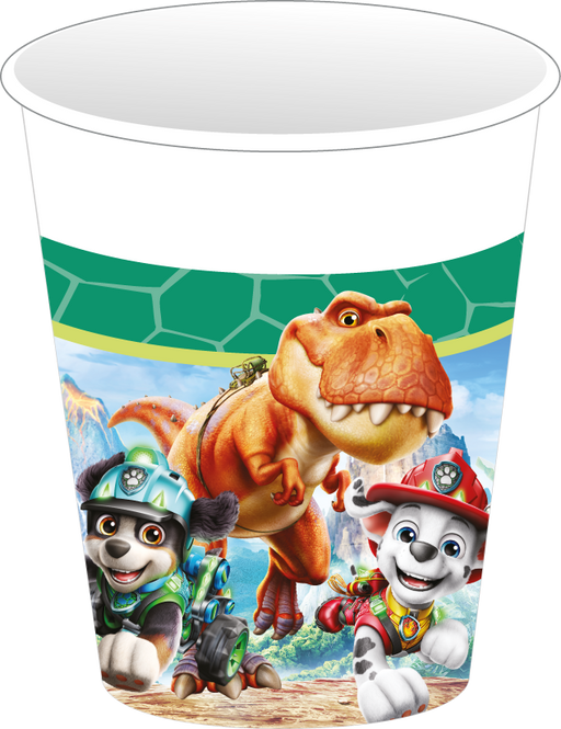 Papieren Bekers PAW Patrol Dino Movie 200 ml – 8 Stuks