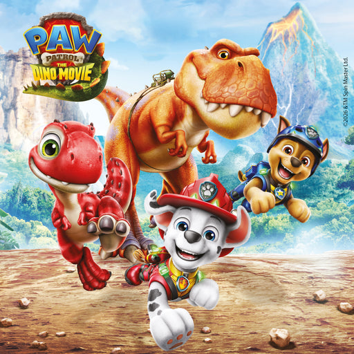Servetten PAW Patrol Dino Movie 33 × 33 cm – 20 Stuks