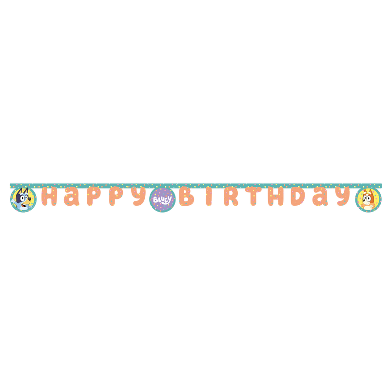 Letterslinger Bluey Happy Birthday