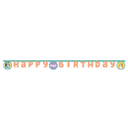 Letterslinger Bluey Happy Birthday