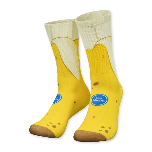 Grappige Sokken Banaan 32 cm