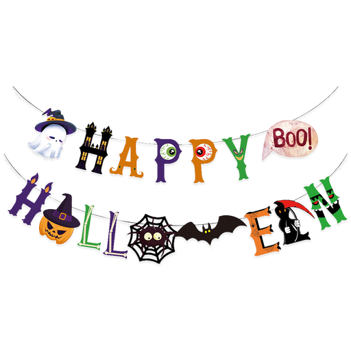 Happy Halloween Letterslinger Boo 2,75 m