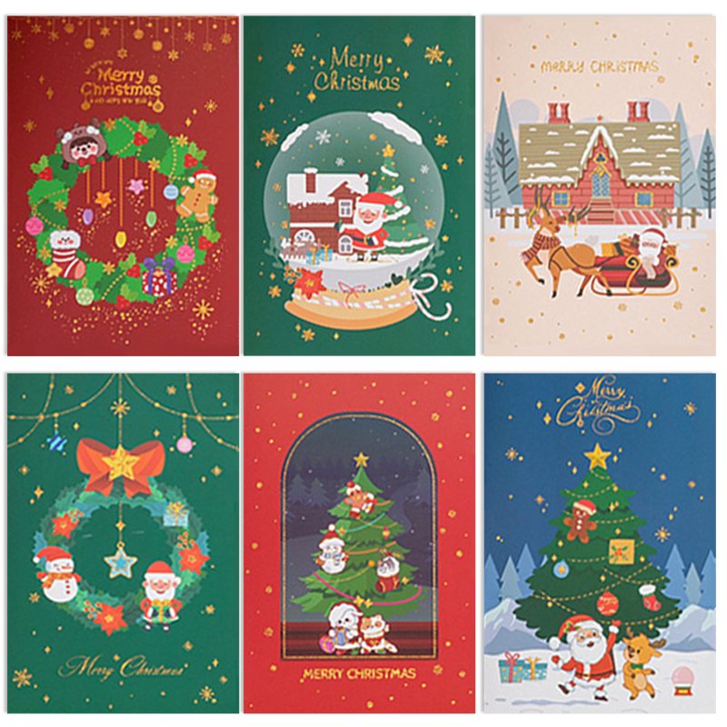 Kerstkaarten met Diverse Kerstontwerpen