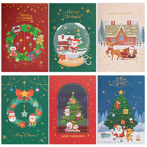 Kerstkaarten met Diverse Kerstontwerpen