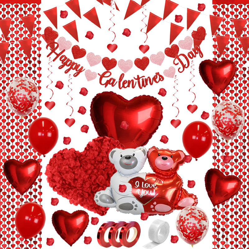 Valentijn Feestpakket Love You Rood