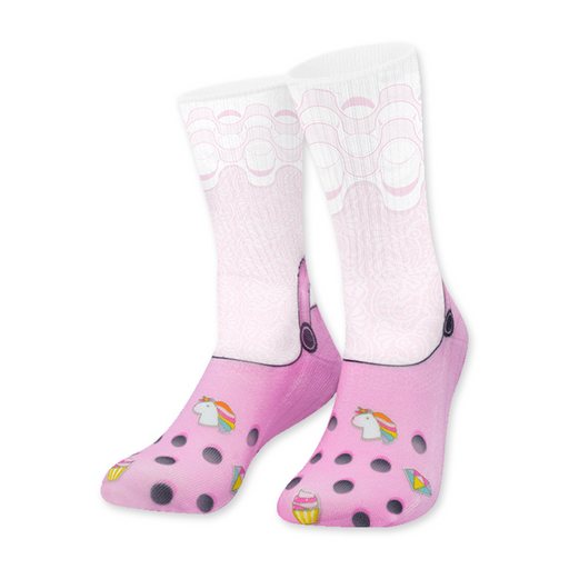 Grappige Sokken Roze Klompen 32 cm