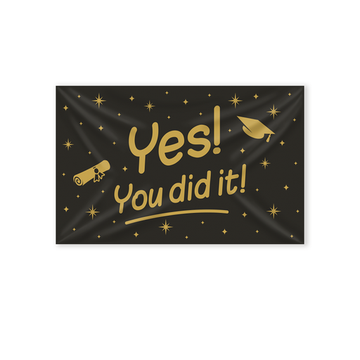 XXL Gevelvlag You Did It 150 x 90 cm
