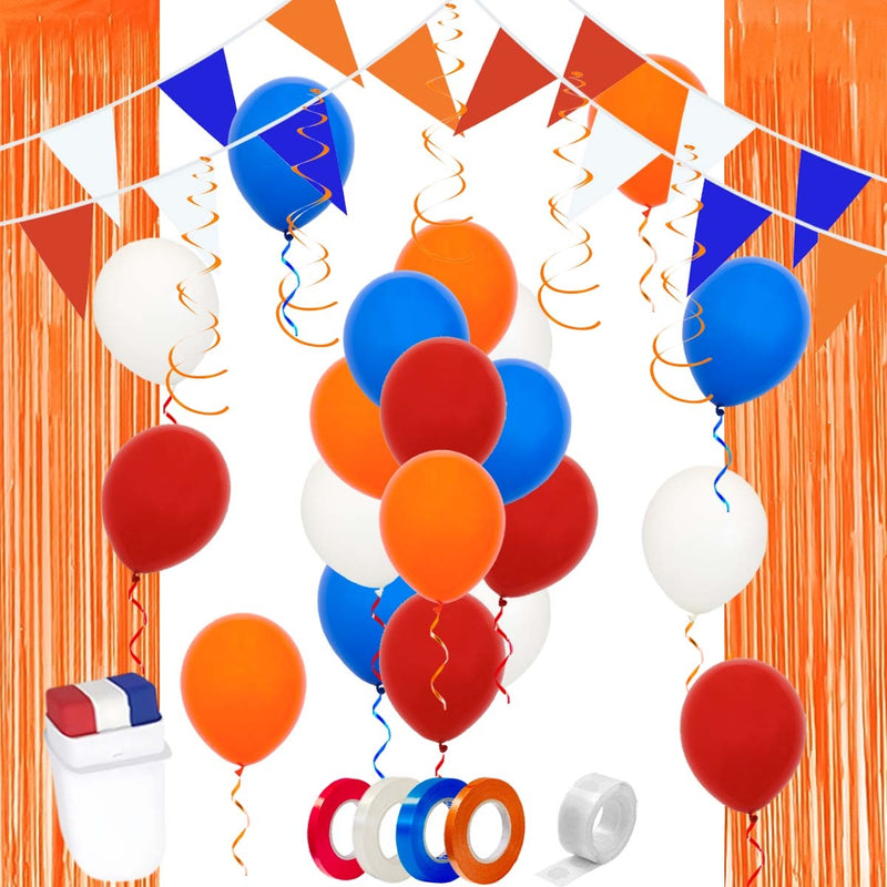 Koningsdag Feestpakket Rood Wit Blauw Oranje