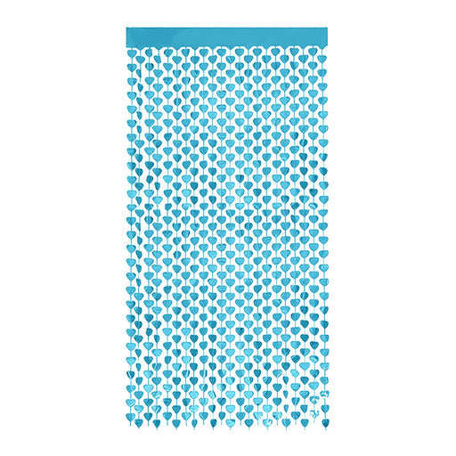 Hartjesdeurgordijn Blauw 100 x 200 cm