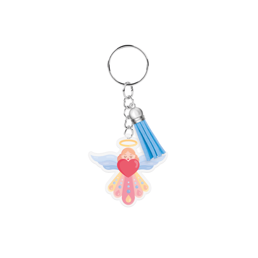 Acryl sleutelhanger - Beschermengel
