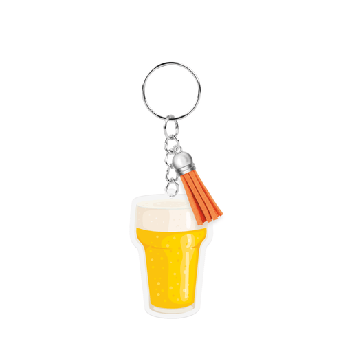 Acryl sleutelhanger - Biertje