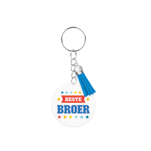 Acryl sleutelhanger - Broer