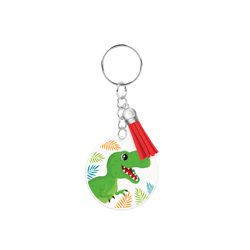 Acryl sleutelhanger - Dino
