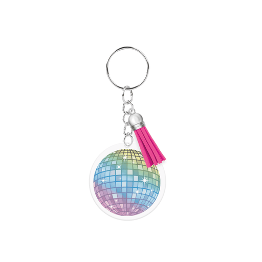 Acryl sleutelhanger - Discobol