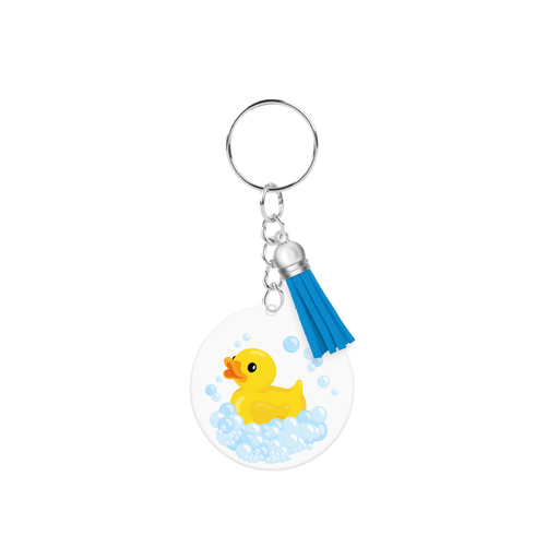 Acryl sleutelhanger - Eendje