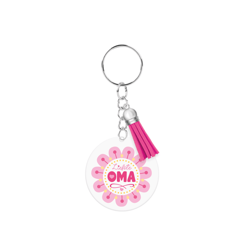 Acryl sleutelhanger - Oma