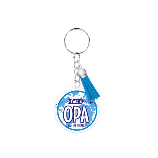 Acryl sleutelhanger - Opa