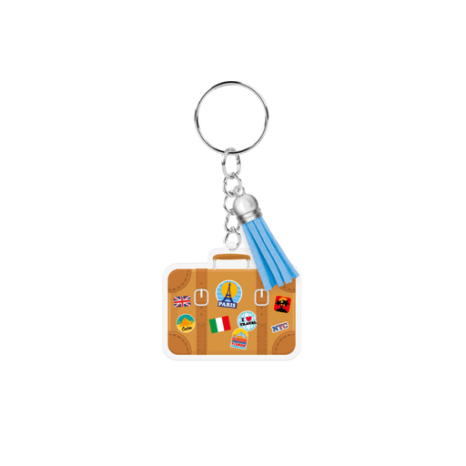 Acryl sleutelhanger - Reiskoffer